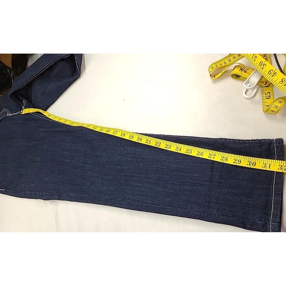Levis 524 Superlow Jeans 17M‎ 38x32 Dk Wash Low Rise Straight Cut